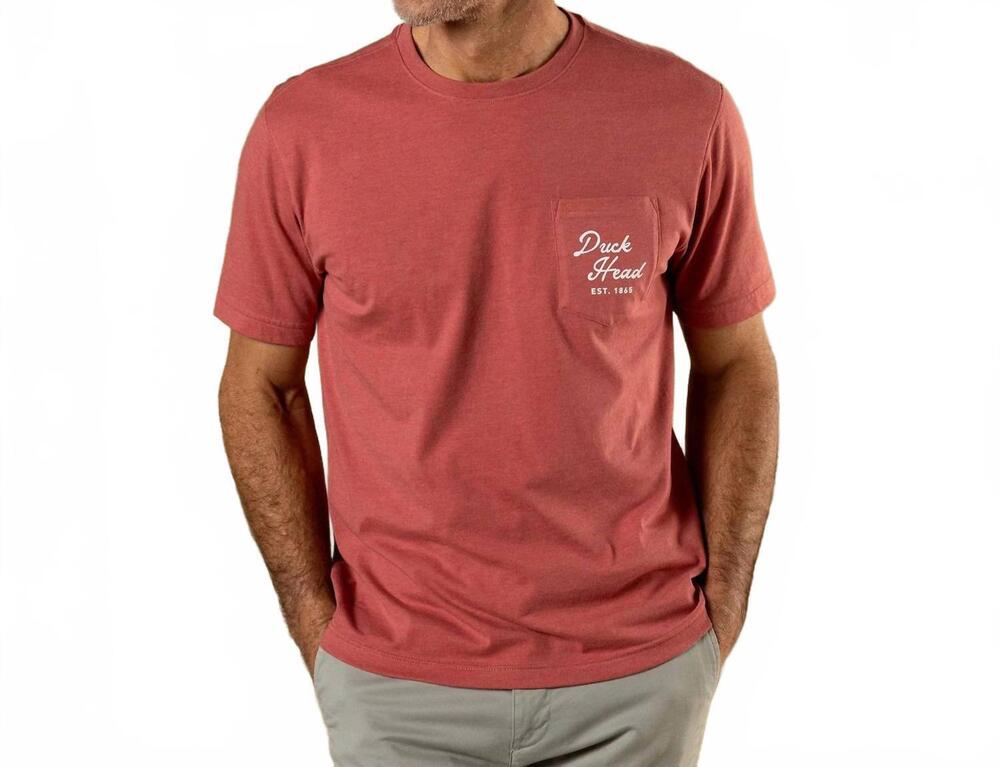 NEW DUCK HEAD vintage graphic t-shirt in rosewood heather
